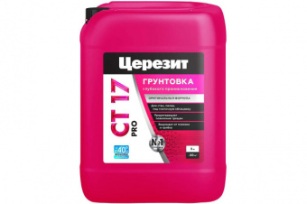 Грунтовка акриловая глубокого проникновения 10 кг CERESIT CT17