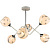 люстра потолочная 6 ламп е27 reluce 04897-0.3-06