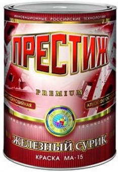 Краска масляная сурик 10 кг ПРЕСТИЖ