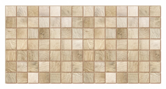 Панель ПВХ 960х480 мм Брус беленый ARTDEKART