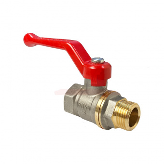 Кран шаровой 3/4" (20 мм) в/н рычаг никелированный VALFEX Стандарт