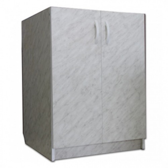 Подстолье под мойку 600 х 800 мм белый мрамор EVAGOLD