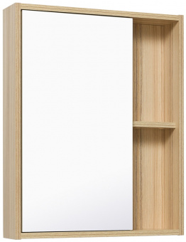 Зеркальный шкаф 520 мм Эко лиственница универсальный RUNO