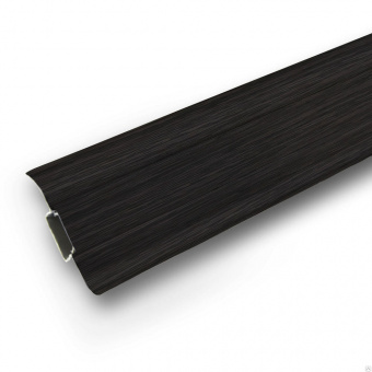 Плинтус напольный ПВХ 55 мм х 2,2 м венге темный 303 ИДЕАЛ Классик