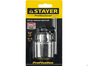 Патрон ударный ключевой 13 мм 1/2" STAYER Profi