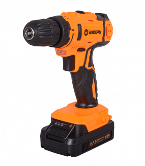Аккумуляторная дрель-шуруповерт ВИХРЬ ДА-18Л-2КА 18 В 1,5 Ач
