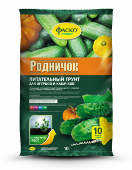Грунт для огурцов и кабачков Родничок 10 л ФАСКО