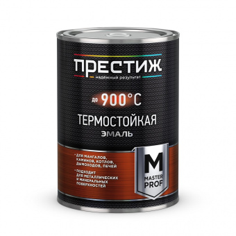 Эмаль термостойкая черный 0,4 кг ПРЕСТИЖ