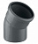 отвод канализационный внутренний 110 мм 30° valfex
