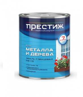 Эмаль алкидная ПФ-115 зеленое яблоко 2,8 кг ПРЕСТИЖ