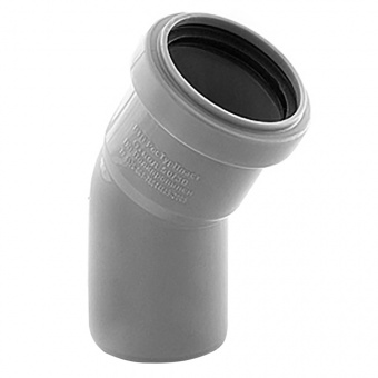 Отвод канализационный внутренний 50 мм 30° VALFEX