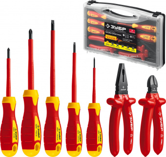 Набор инструментов диэлектрических 7 предметов ЗУБР Профи