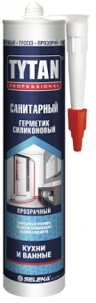 Герметик силиконовый санитарный белый 280 мл TYTAN