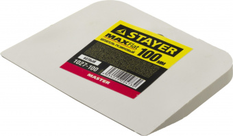 Шпатель резиновый белый 100 мм STAYER