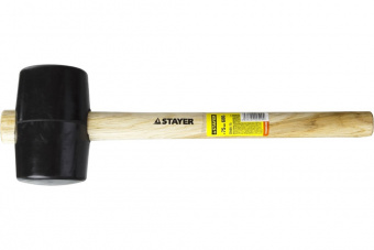 Киянка резиновая черная с деревянной ручкой 680 г STAYER