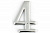 цифра дверная 4 хром apecs dn-01-4-z-cr