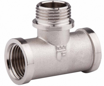 Тройник никелированный 1/2" ВР х 1/2" НР х 1/2" ВР VALFEX