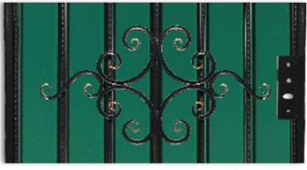 Калитка Дачная МПА 1050х2300 мм профиль шоколадный левая ИНСАЙТ1