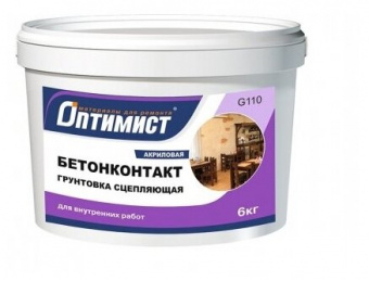 Грунтовка бетонконтакт 3 кг ОПТИМИСТ G110