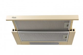 Вытяжка встраиваемая 60 см, бежевая OASIS UV-60I (F)7