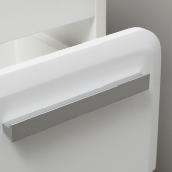 Тумба 700 мм напольная Эрика белая с раковиной Erica 70 RUNO2