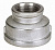 муфта никелированная 1" вр х 1/2" вр valfex