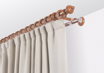 Карниз пластиковый круглый 200 см Кантри золотой орех LEGRAND1