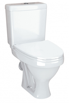 Унитаз-компакт SANTERI Форвард косой выпуск с сиденьем полипропилен