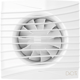Вентилятор вытяжной с обратным клапаном 100 мм DICITI Silent1