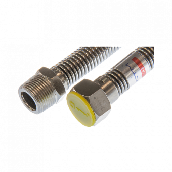 Подводка для газа сильфонная 1/2" г/ш 1 м VALFEX