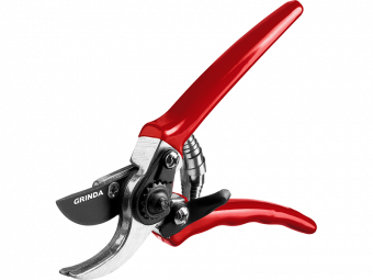 Секатор плоскостной с алюминиевыми ручками 210 мм GRINDA G-441