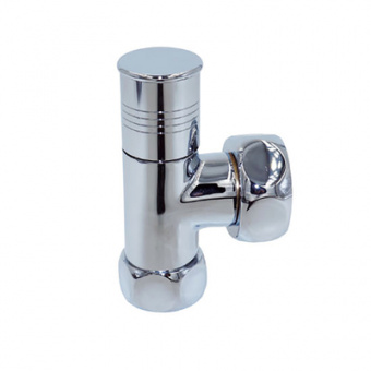 Кран хромированный угловой 1х3/4" в/в круглый TIM   