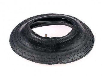Покрышка с камерой для колеса 400х80 мм