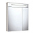 зеркальный шкаф 600 мм парма белый runo