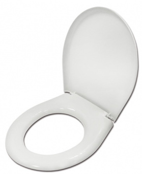 Сиденье для унитаза полипропиленовое белое без микролифта ИНКОЭР Универсал