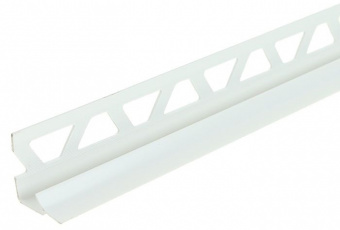 Профиль внутренний для плитки 10 мм х 2,5 м белый 001 ИДЕАЛ