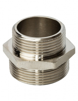 Ниппель никелированный 1/2" НР х 3/8" НР VALFEX