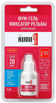 Фиксатор резьбы неразъёмный 6 мл KUDO