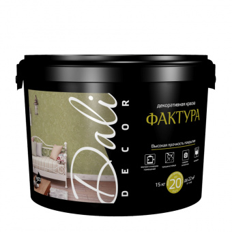 Краска декоративная Фактура 15 кг база А DALI-DECOR