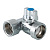 кран шаровой для бытовых приборов 1/2" вн х 3/4" нр х 1/2" нр valfex