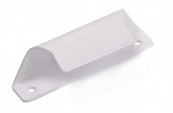 Ручка балконная С-образная белый