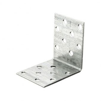 Угол крепежный равносторонний оцинкованный 50х50х40х2 мм