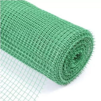 Сетка садовая пластиковая 1х20 м ячейка 15х15 мм ЗЕЛЕНЫЙ ЛУГ