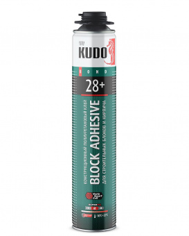 Пена-клей для строительных блоков и кирпича KUDO PROFF 28+ 