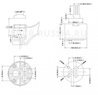 Картридж для смесителя 40 мм FRAP F50-31