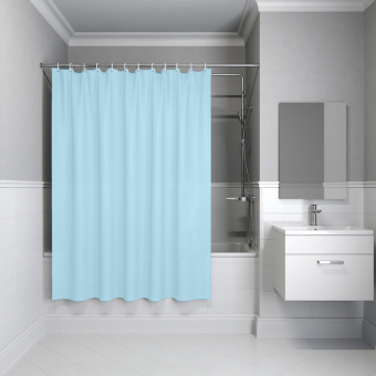 Штора для ванны полиэтилен 200х180 см IDDIS P07PE18i11
