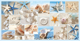 Панель ПВХ 955х480 мм мозаика Пляж GRACE