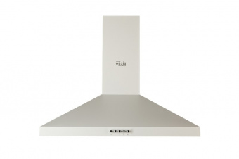 Вытяжка купольная 50 см, белая OASIS KB-50W (P)1