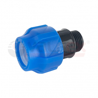 Муфта компрессионная переходная ПНД 32 мм х 3/4" НР VALFEX