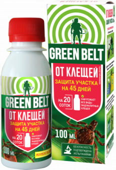Средство защиты от клещей на садовом участке 100 мл GREEN BELT